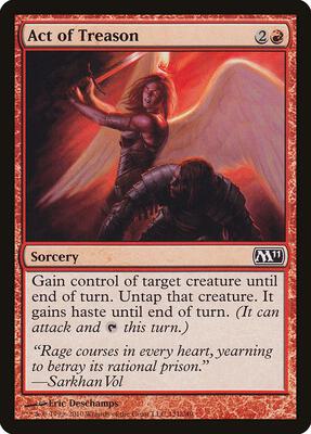 Act of Treason card from Magic 2011 (M11)