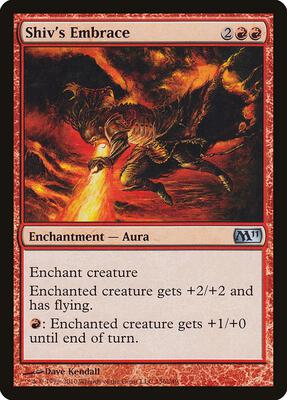 Shiv's Embrace card from Magic 2011 (M11)