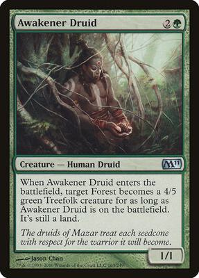 Awakener Druid card from Magic 2011 (M11)