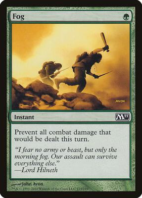 Fog card from Magic 2011 (M11)