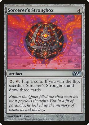 Sorcerer's Strongbox card from Magic 2011 (M11)