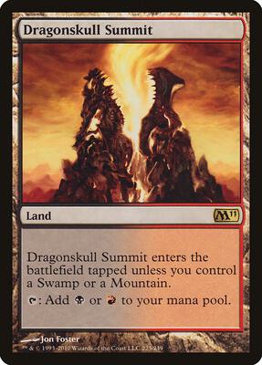 Dragonskull Summit card from Magic 2011 (M11)