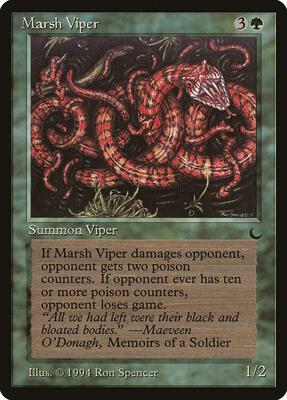 Marsh Viper card from The Dark