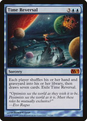 Time Reversal card from Magic 2011 (M11)