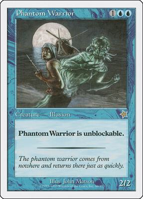 Phantom Warrior card from Starter 1999