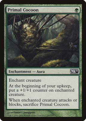 Primal Cocoon card from Magic 2011 (M11)