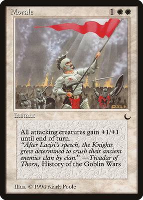 Morale card from The Dark