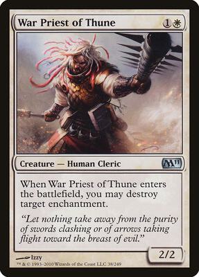 War Priest of Thune card from Magic 2011 (M11)