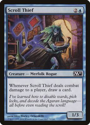 Scroll Thief card from Magic 2011 (M11)