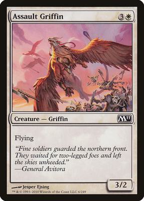 Assault Griffin card from Magic 2011 (M11)