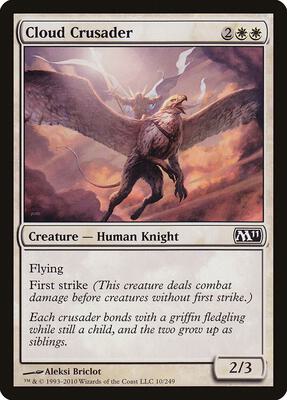 Cloud Crusader card from Magic 2011 (M11)
