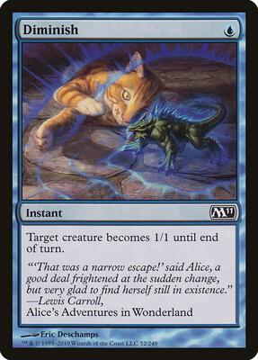Diminish card from Magic 2011 (M11)