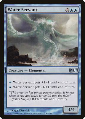 Water Servant card from Magic 2011 (M11)