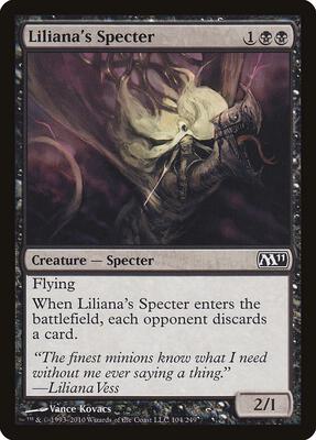 Liliana's Specter card from Magic 2011 (M11)