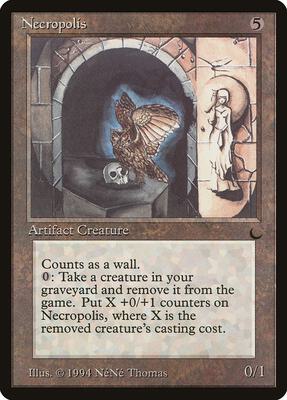 Necropolis card from The Dark