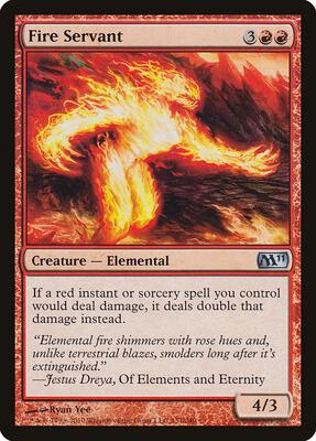 Fire Servant card from Magic 2011 (M11)
