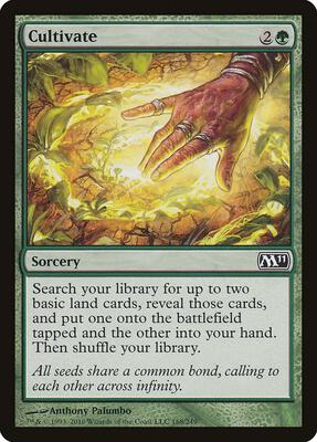 Cultivate card from Magic 2011 (M11)