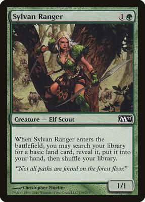 Sylvan Ranger card from Magic 2011 (M11)