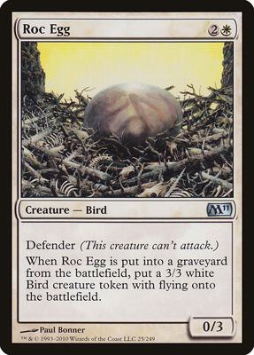 Roc Egg card from Magic 2011 (M11)