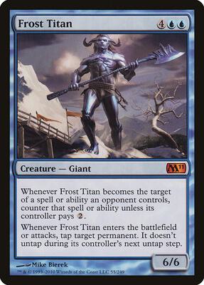 Frost Titan card from Magic 2011 (M11)