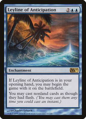 Leyline of Anticipation card from Magic 2011 (M11)
