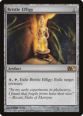 Brittle Effigy card from Magic 2011 (M11)