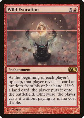 Wild Evocation card from Magic 2011 (M11)