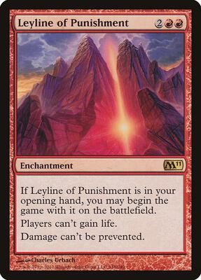 Leyline of Punishment card from Magic 2011 (M11)
