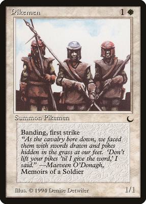 Pikemen card from The Dark