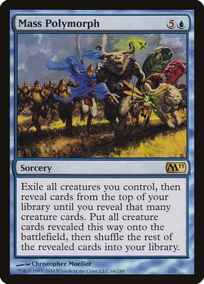 Mass Polymorph card from Magic 2011 (M11)