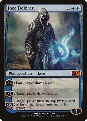 Jace Beleren card from Magic 2011 (M11)