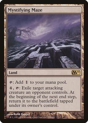 Mystifying Maze card from Magic 2011 (M11)