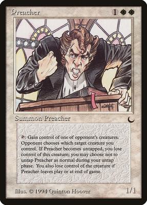Preacher card from The Dark