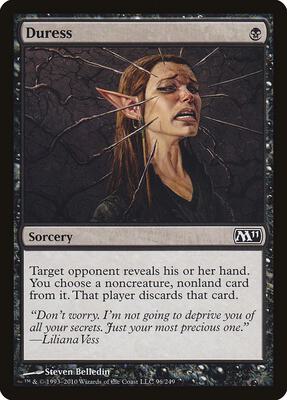 Duress card from Magic 2011 (M11)