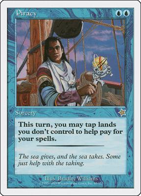 Piracy card from Starter 1999