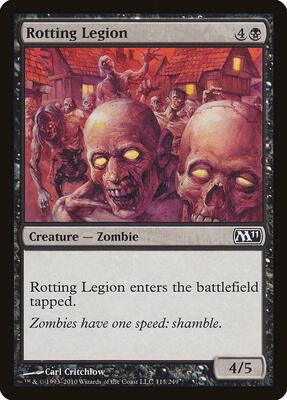 Rotting Legion card from Magic 2011 (M11)