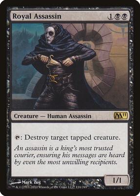 Royal Assassin card from Magic 2011 (M11)