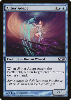Aether Adept card from Magic 2011 (M11)