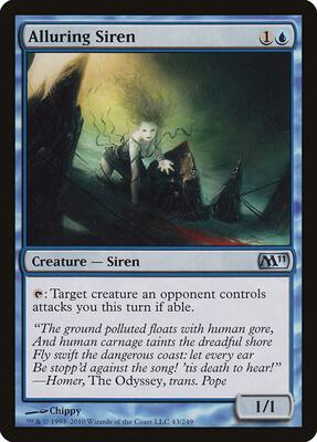 Alluring Siren card from Magic 2011 (M11)
