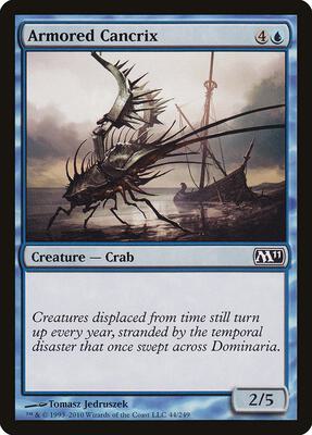 Armored Cancrix card from Magic 2011 (M11)