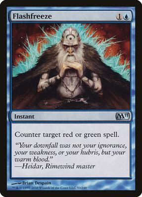 Flashfreeze card from Magic 2011 (M11)