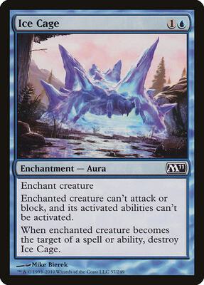 Ice Cage card from Magic 2011 (M11)