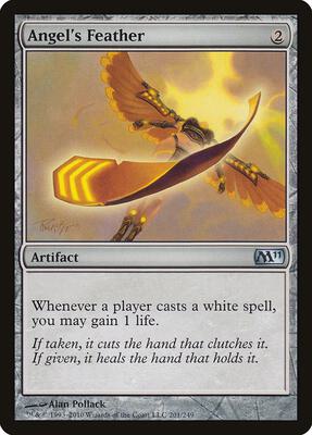 Angel's Feather card from Magic 2011 (M11)