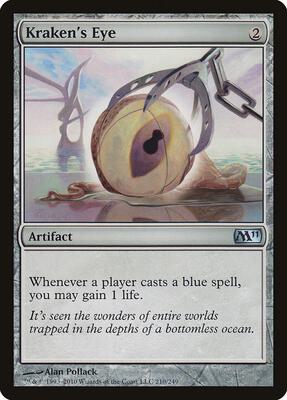 Kraken's Eye card from Magic 2011 (M11)