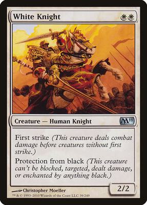 White Knight card from Magic 2011 (M11)