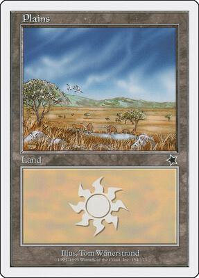 Plains (154) card from Starter 1999