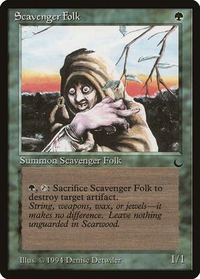 Scavenger Folk card from The Dark
