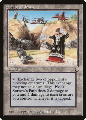 Sorrow's Path card from The Dark