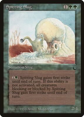 Spitting Slug card from The Dark
