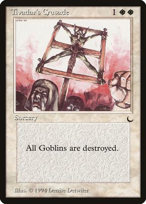 Tivadar's Crusade card from The Dark